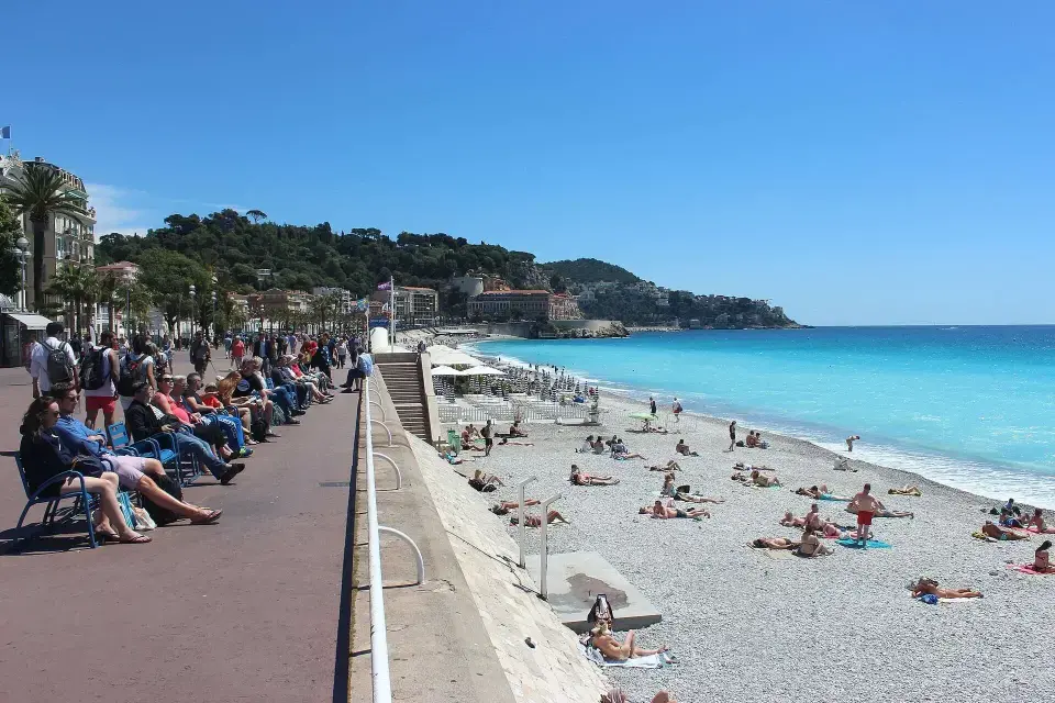 Promenade des Anglais in Nice, France